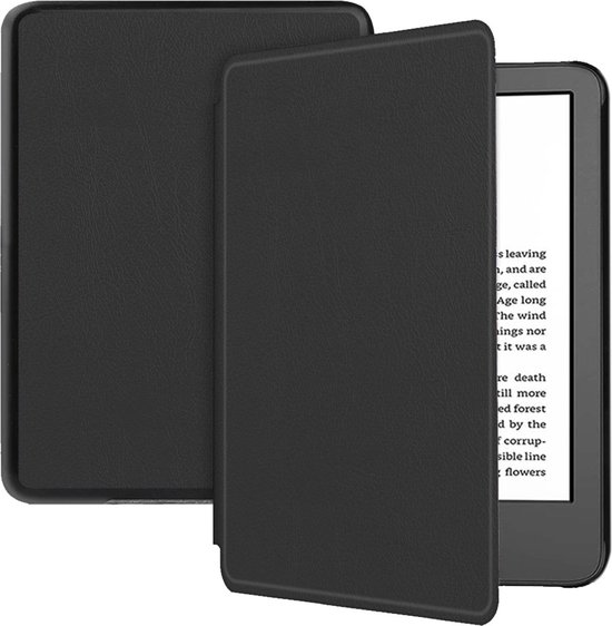 imoshion Ereader Cover / Hoesje Geschikt voor Amazon Kindle (2022) 11th gen / Amazon Kindle (2024) - imoshion Slim Hard Case Sleepcover Bookcase - Zwart