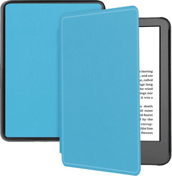 Hoes geschikt voor Amazon Kindle 11 (2022) - Sleepcover E-reader hoesje - imoshion Slim Hard Bookcase - Lichtblauw