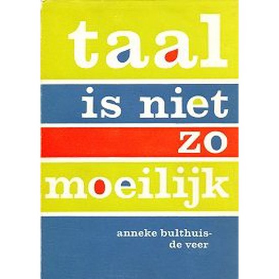 Taal is niet zo moeilijk Leerlingenboek 3 (gestreepte kaft)