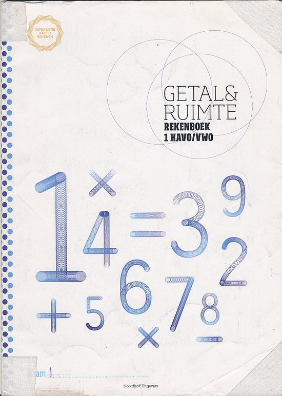 Getal en Ruimte Rekenboek 1 Havo/VWO (2012)