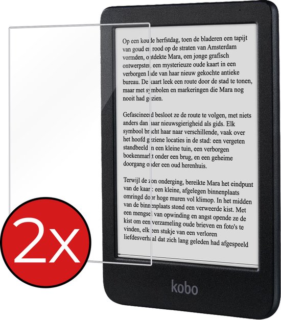 Screenprotector Geschikt voor Kobo Clara BW Screenprotector Gehard Glas Tempered Glass - Screenprotector Geschikt voor Kobo Clara BW Screenprotector - 2 PACK