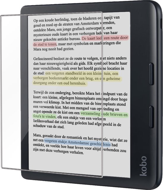 Screenprotector Geschikt voor Kobo Libra Colour Screenprotector Gehard Glas Tempered Glass - Screenprotector Geschikt voor Kobo Libra Colour Screenprotector