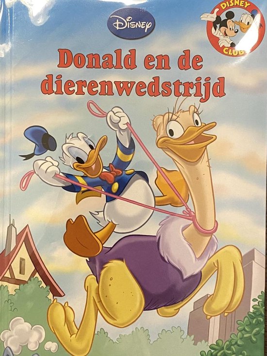 Disney Club Boek Donald en de Dierenwedstrijd  met luister cd - Disney - Donald Duck