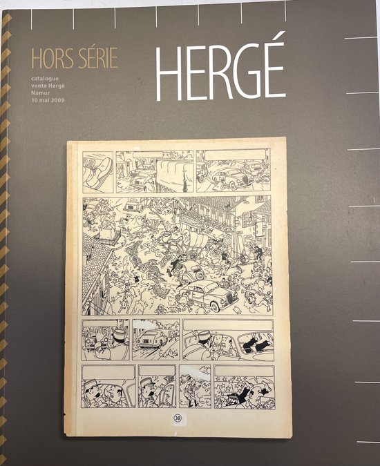 Kuifje Catalogus van de veiling objecten in Namen (2009) - FRANS - Herge