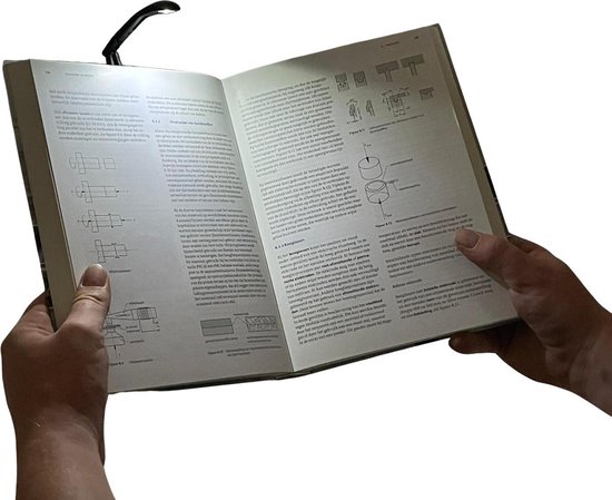Draadloos LED boekenlampje - lees lamp met klem - Klein, lichtgewicht en makkelijk in gebruik! - Batterijen inbegrepen