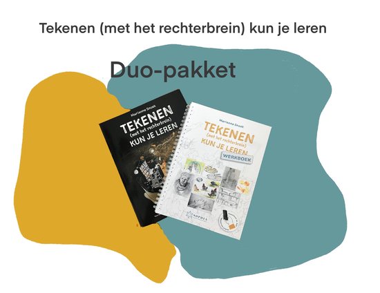 Duo Pakket Tekenen (met het rechterbrein) kun je leren