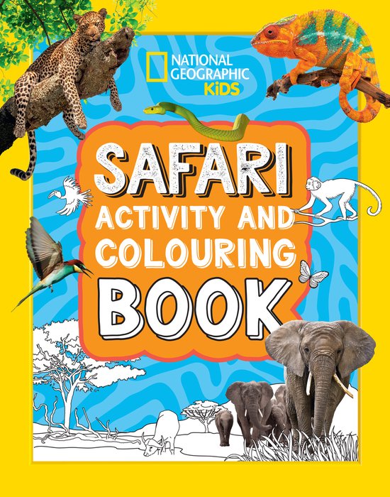 National Geographic Kids- Safari Activity and Colouring Book