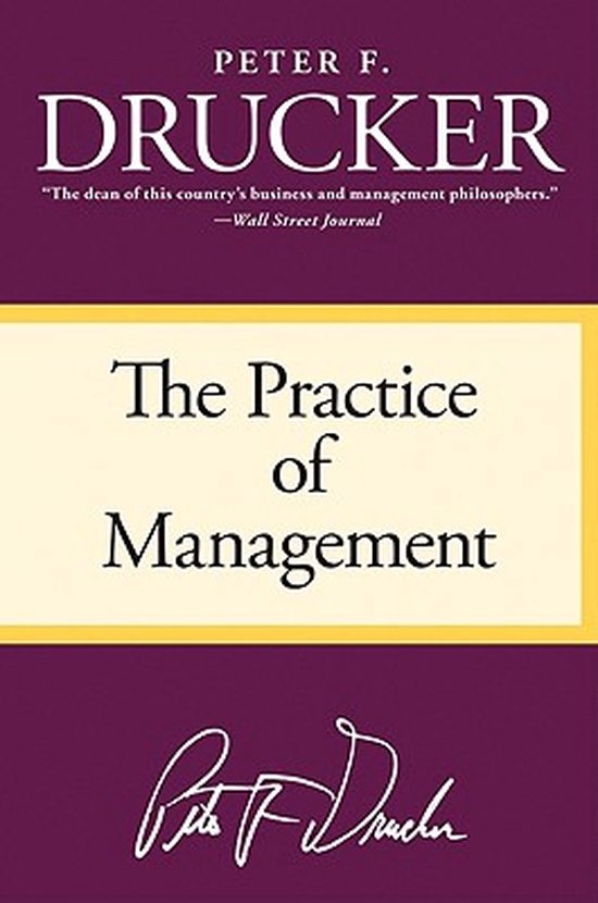 Practice Of Management