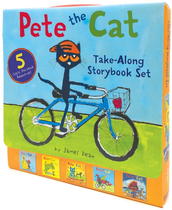 Pete the Cat TakeAlong Storybook Set 5Book 8x8 Set