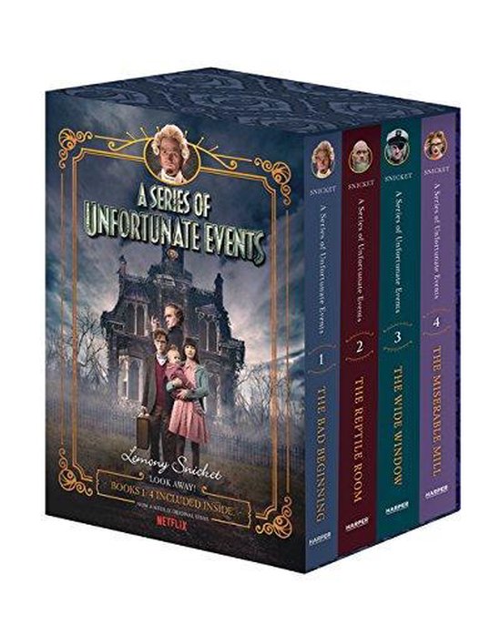 A Series Of Unfortunate Events 14 Netflix Tiein Box Set