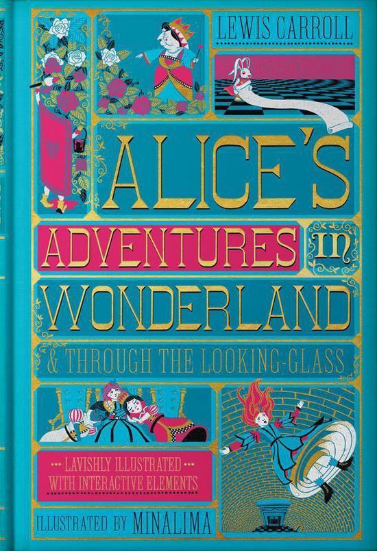 Alice's Adventures in Wonderland Illustrated with Interactive Elements  Through the LookingGlass Harper Design Classics