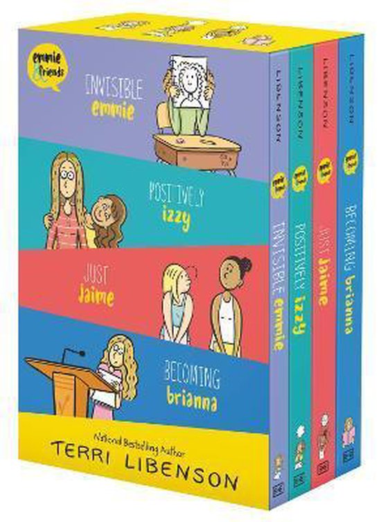 Emmie  Friends 4Book Box Set Invisible Emmie, Positively Izzy, Just Jaime, Becoming Brianna