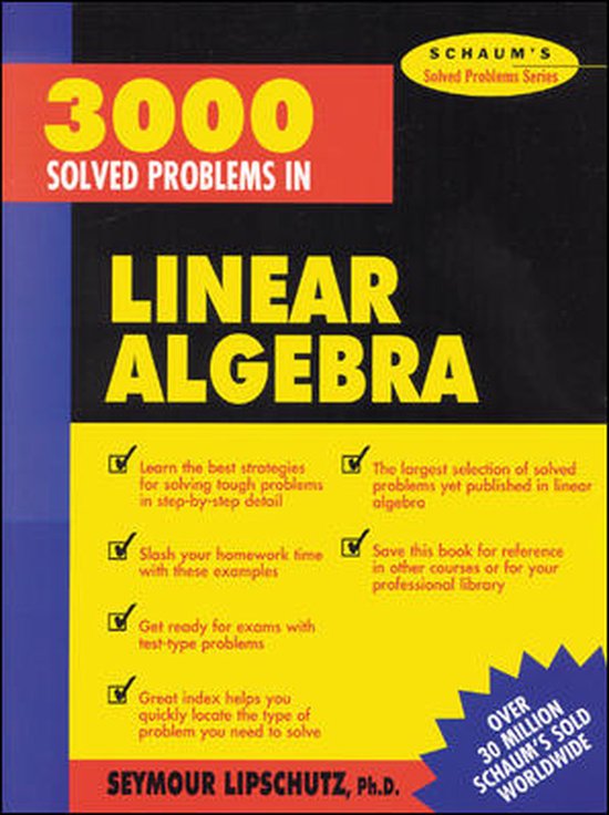 3000 Solved Problems In Linear Algebra