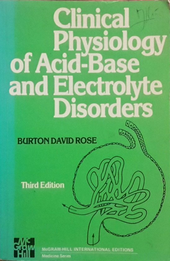 Clinical Physiology of Acid-Base and Electrolyte Disorders