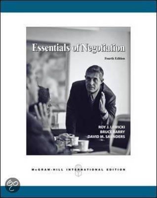 Essentials of Negotiation