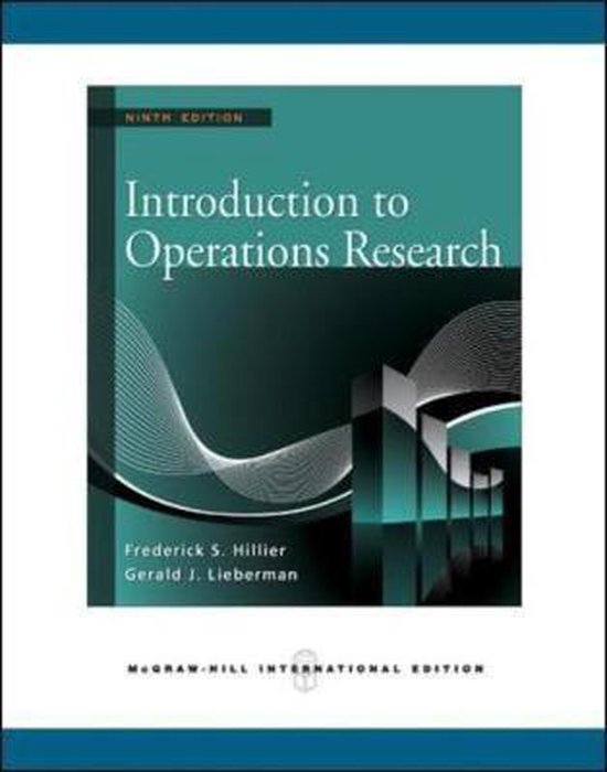 Introduction to Operations Research