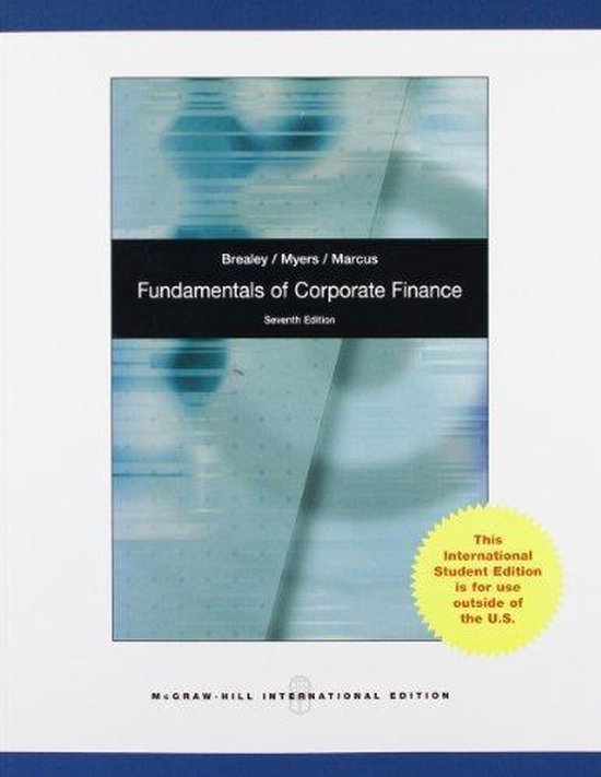 Fundamentals Of Corporate Finance