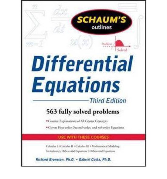 Schaum'S Outline Of Differential Equations