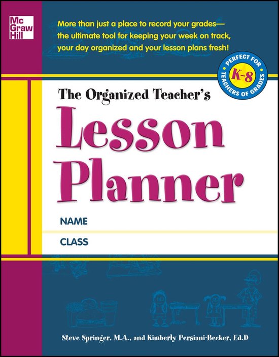 The Organized Teacher's Lesson Planner