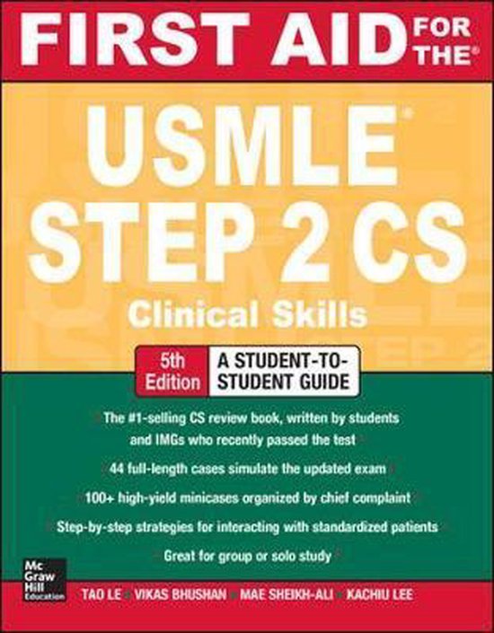 First Aid For The Usmle Step 2 Cs