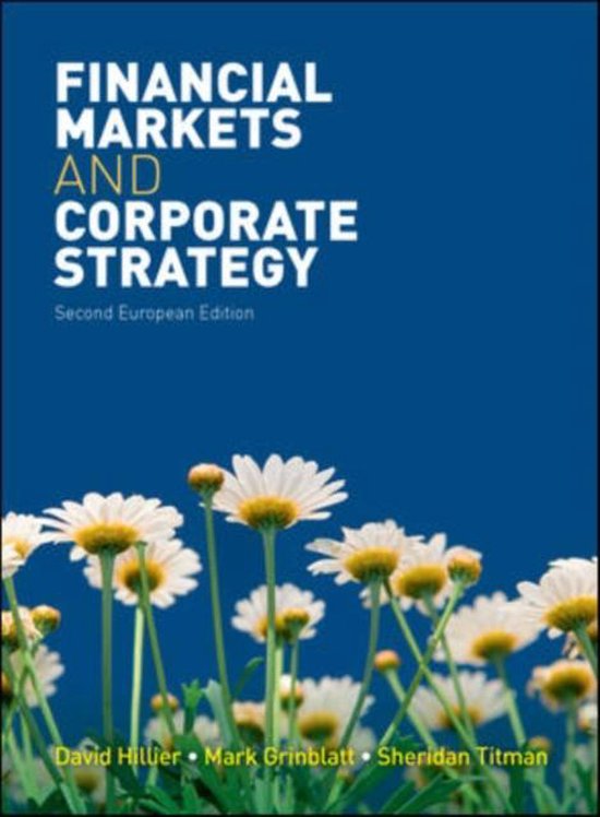 Financial Markets & Corporate Strategy