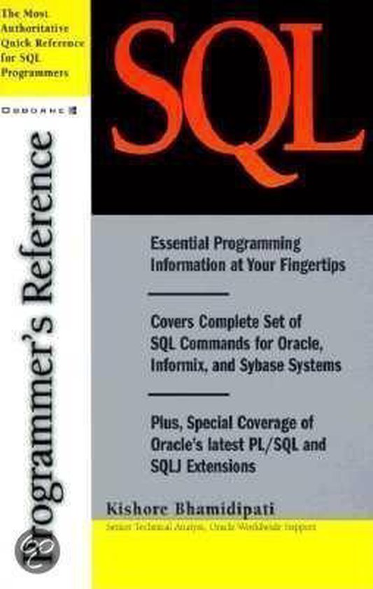 SQL Programmer's Reference