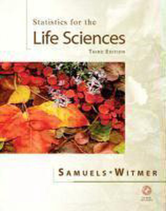 Statistics For The Life Sciences