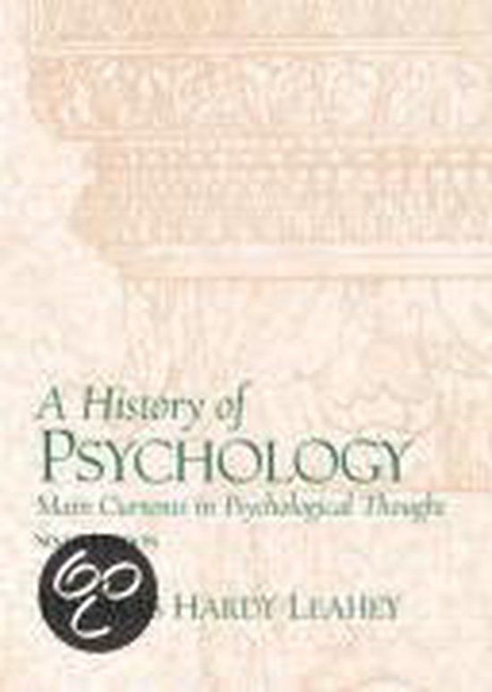 A History Of Psychology