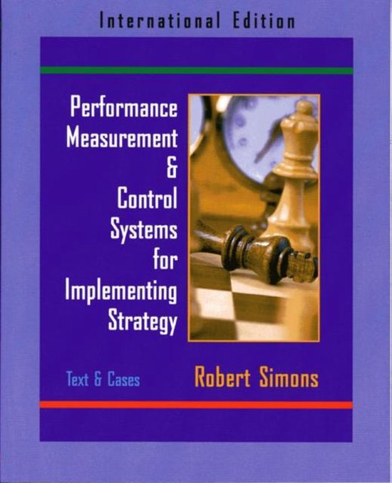 Performance Measurement And Control Systems For Implementing