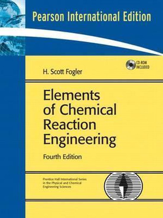 Elements Of Chemical Reaction Engineering