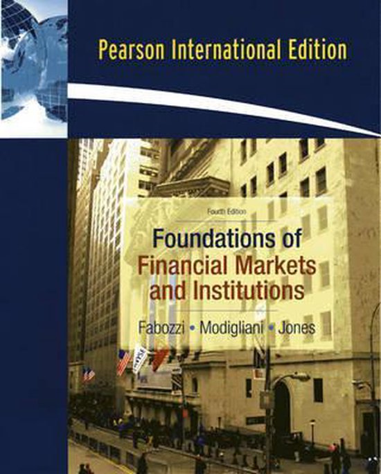 Foundations Of Financial Markets And Institutions