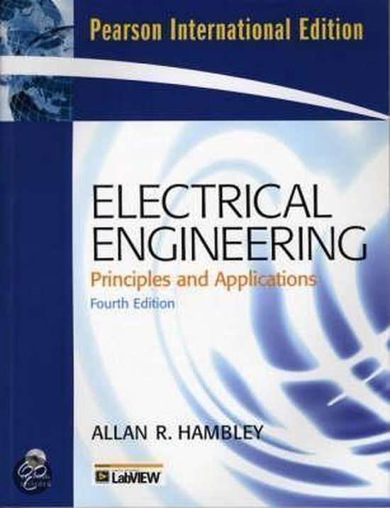 ISBN Electrical Engineering 4e PIE: Principles and Applications + CD, Educatief, Engels, 944 pagina's