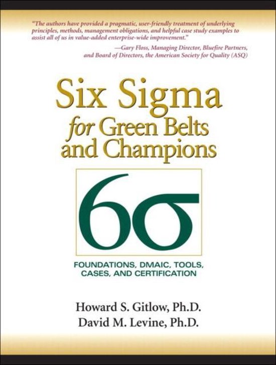 Six Sigma for Green Belts and Champions