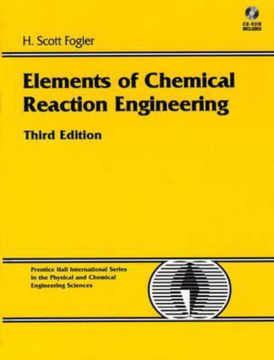 Elements of Chemical Reaction Engineering