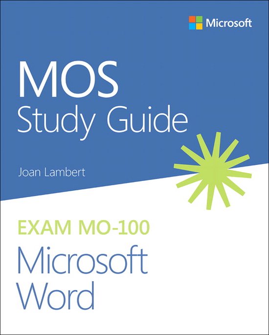 MOS Study Guide Microsoft Word Exam