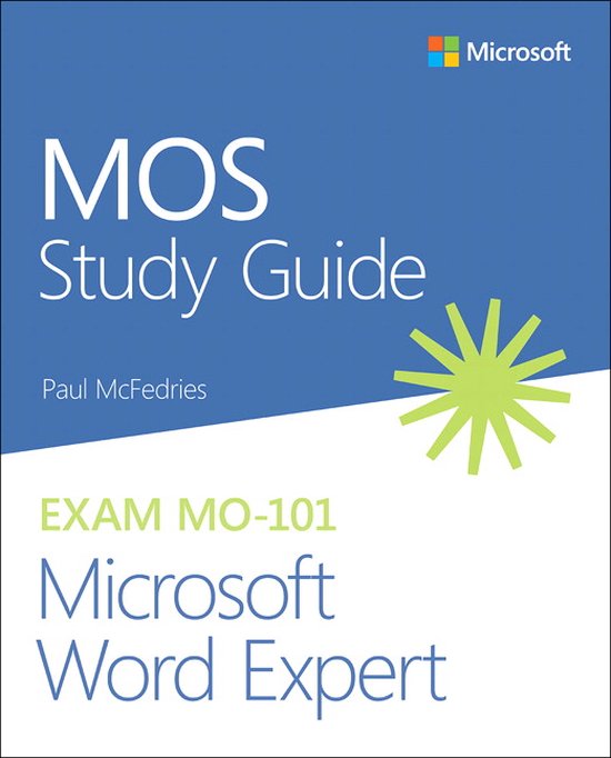 MOS Study Guide Microsoft Word Expert