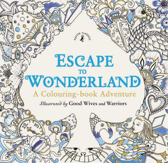 Escape To Wonderland Colouring Bk Advent