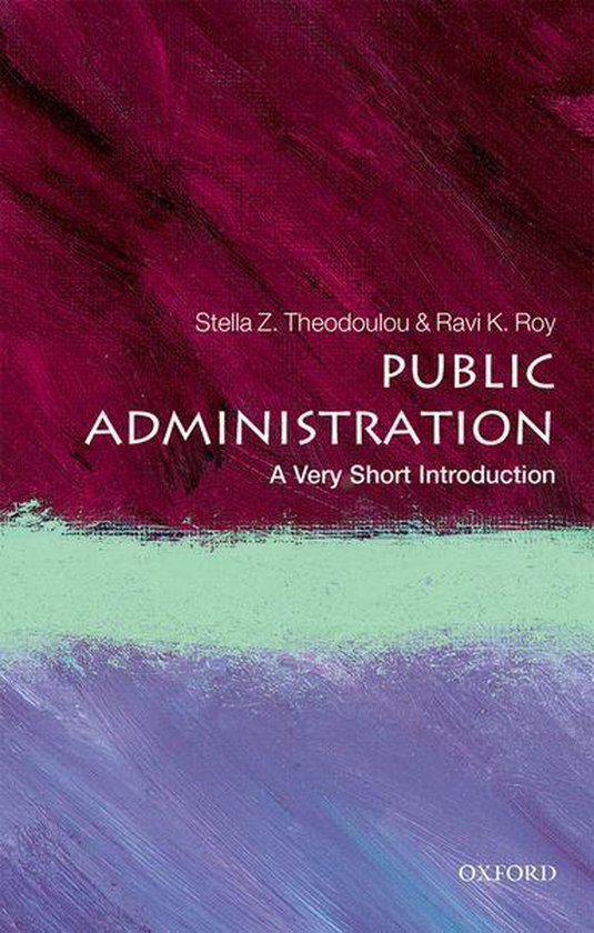 Very Short Introductions - Public Administration