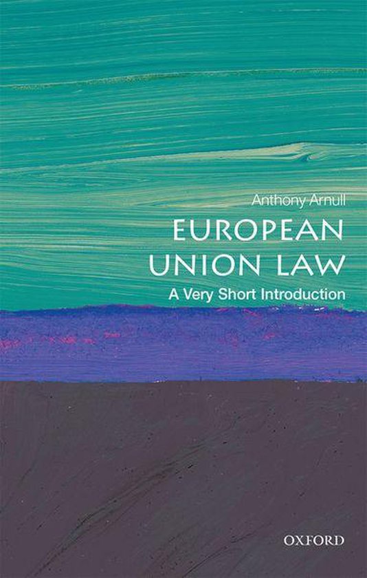 Very Short Introductions - European Union Law