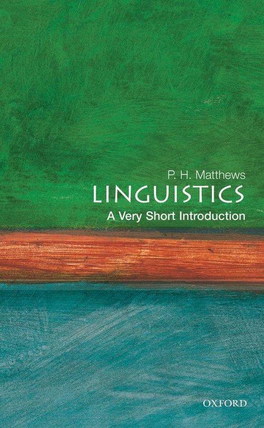 Very Short Introductions - Linguistics