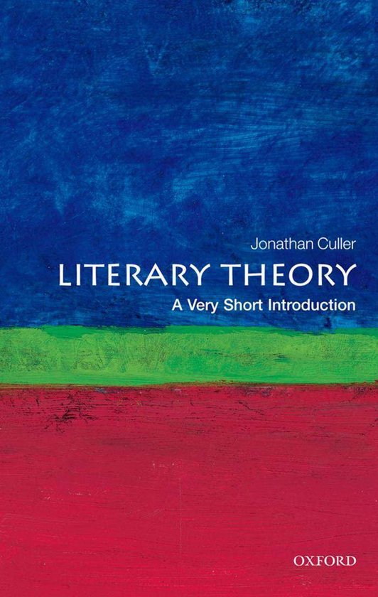 Very Short Introductions - Literary Theory: A Very Short Introduction