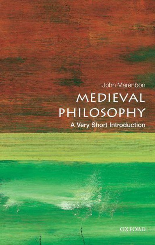 Very Short Introductions - Medieval Philosophy