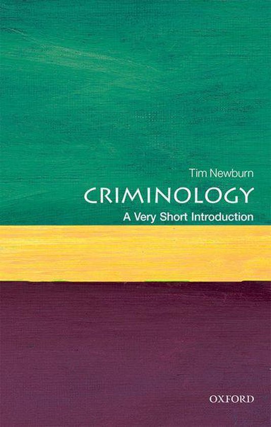 Very Short Introductions - Criminology