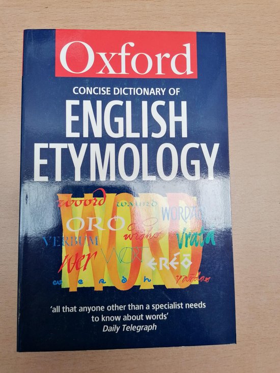 Concise Dictionary Of Eng Etymology