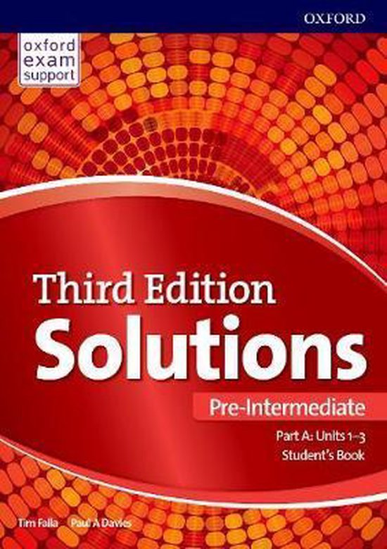 Solutions: Pre-Intermediate: Student's Book A Units 1-3