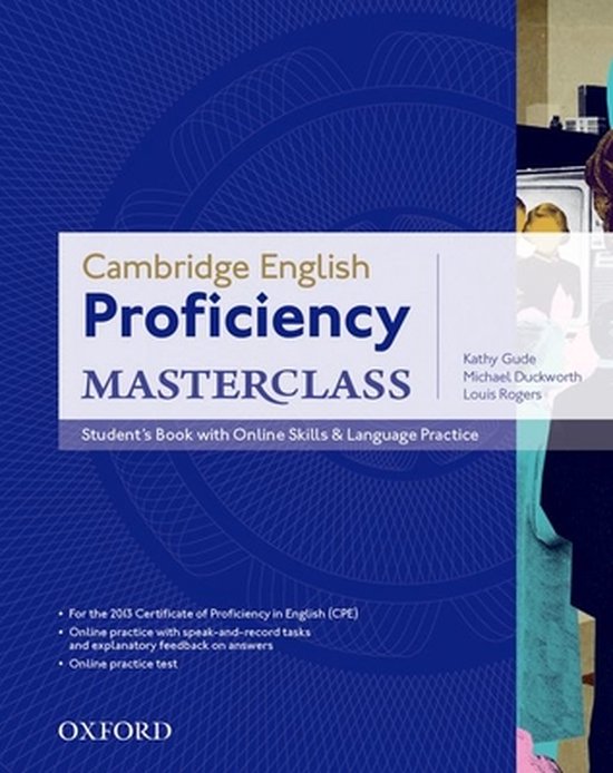 Cambridge English: Proficiency (CPE) Masterclass student's b