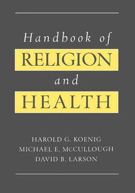 Handbook of Religion and Health