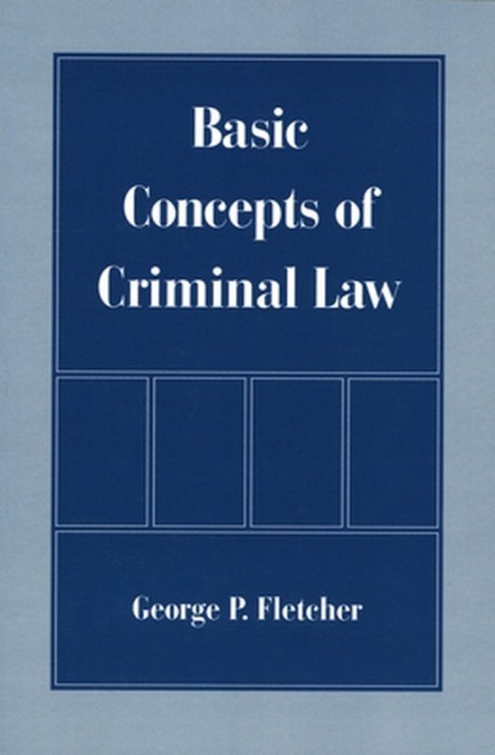 Basic Concepts Of Criminal Law