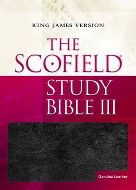 Scofield Study Bible III-KJV