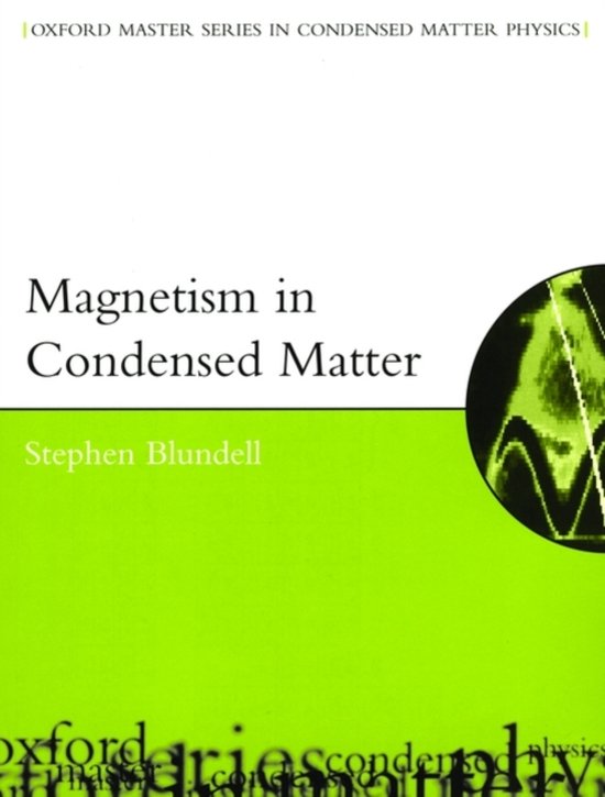 Magnetism in Condensed Matter